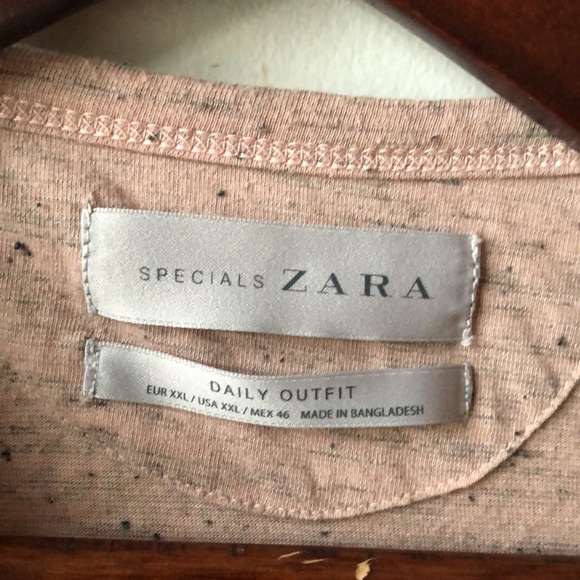 Zara light pink Tshirt - Picture 2 of 3